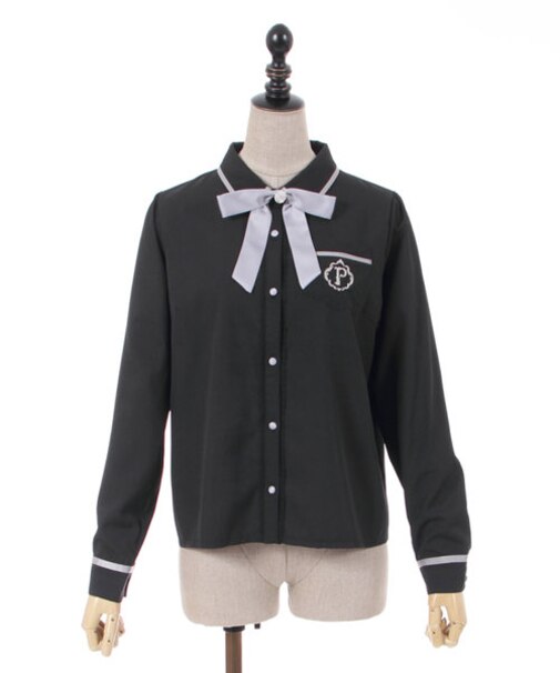 リボン付エンブレム刺繍ＢＬ