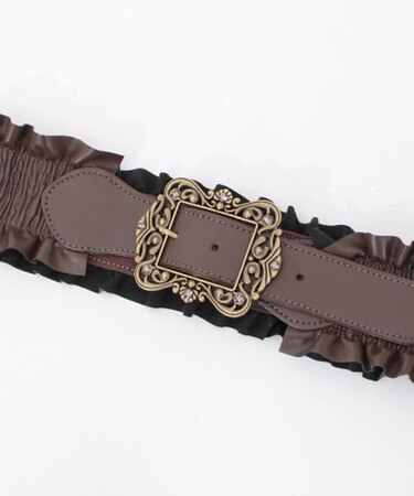 クラシカルバックルゴムベルト