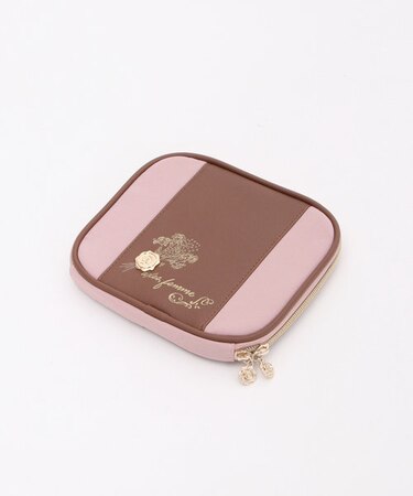 封蝋モチーフ配色ポーチ