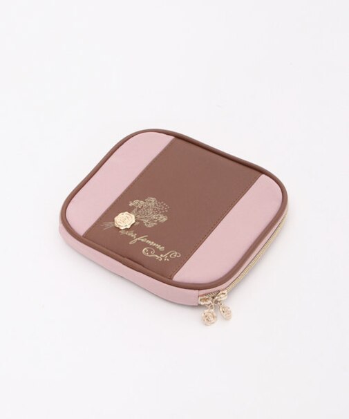 封蝋モチーフ配色ポーチ