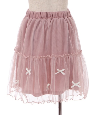 リボンディテールチュールＳＫ