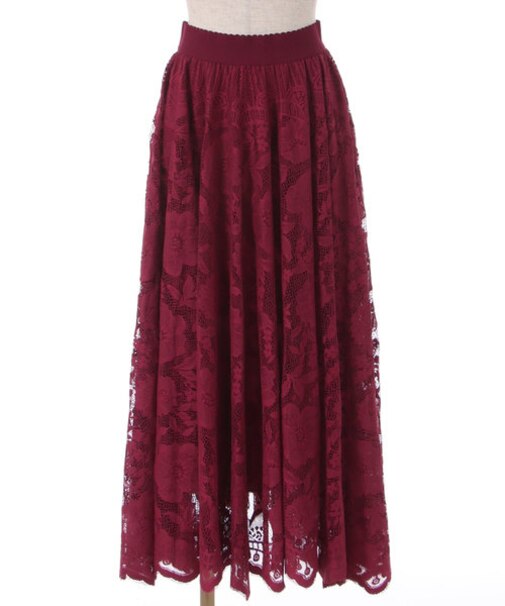 レースサーキュラースカート