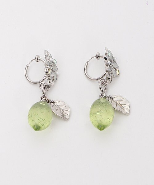 柑橘モチーフクリアイヤリング｜アクシーズファムの通販｜&mall