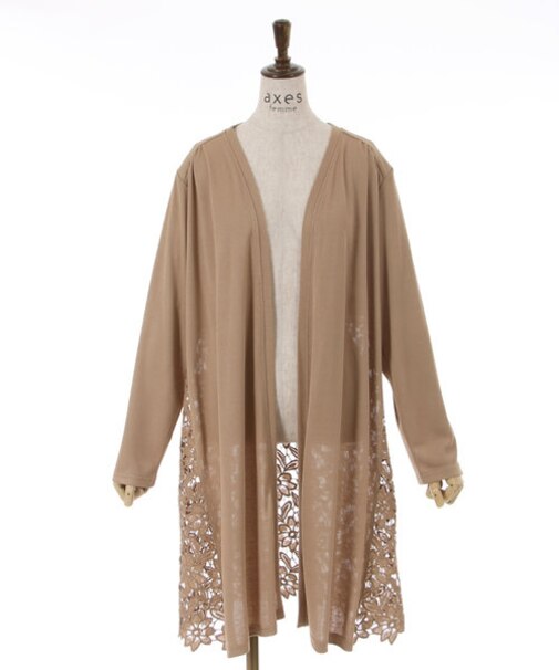 バックレースＵＶカットカーデ