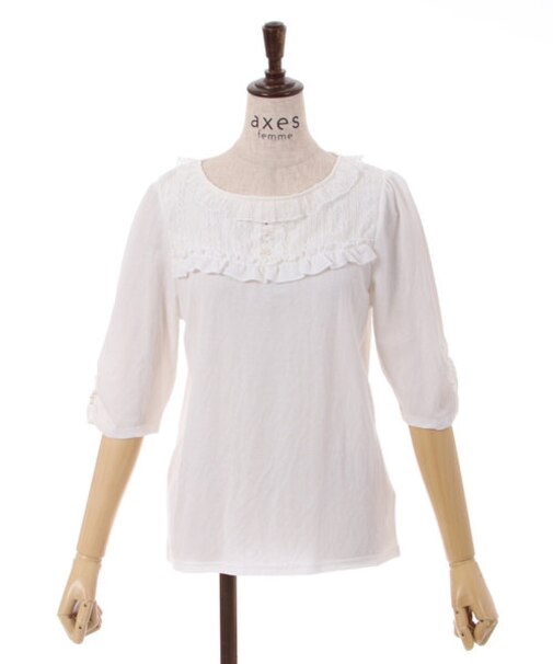 パール釦付袖カットＰＯ