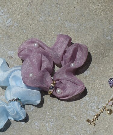 海底モチーフシュシュ