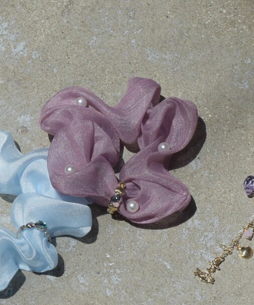 海底モチーフシュシュ