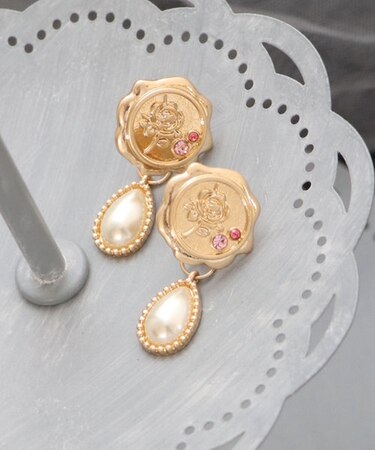 封蝋モチーフイヤリング