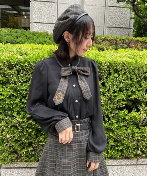 刺繍リボンタイ付ＢＬ