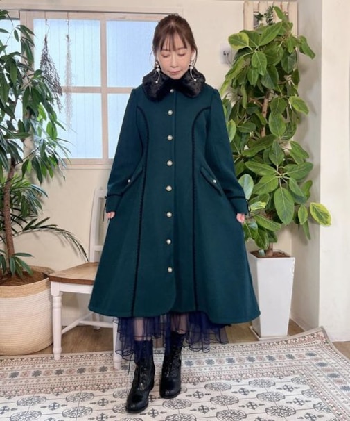 ファー襟フィッシュテールＣＯ