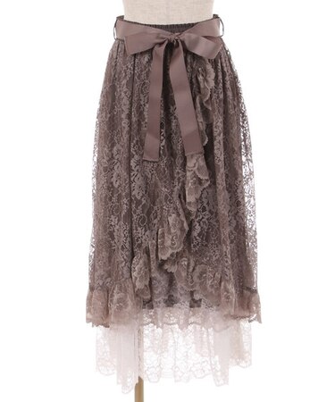 ラッフルフリルレースＳＫ