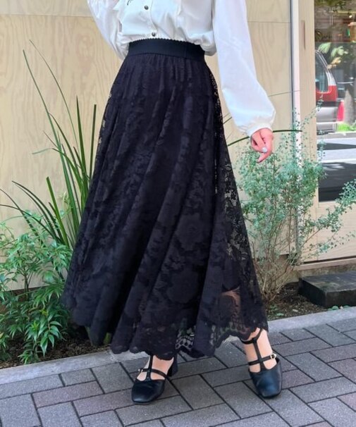 レースサーキュラースカート