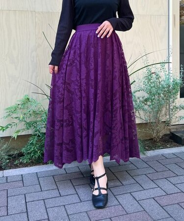 レースサーキュラースカート