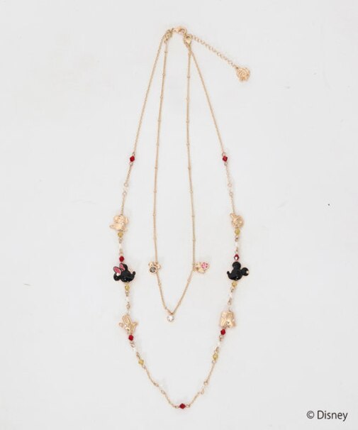 ミッキー＆ミニーネックレス