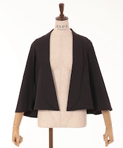 ケープ風スリット袖ジャケット