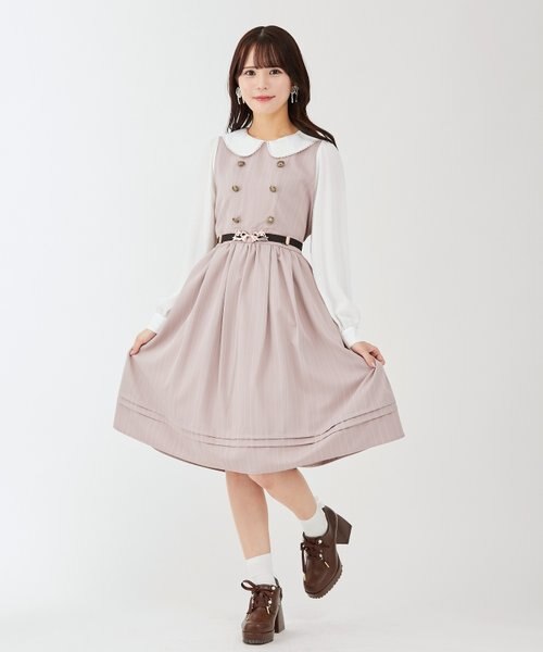 フォクシー♡肩ボタン　ワンピース フォクシー♡肩ボタン ワンピース axes femme POETIQUE（アクシーズ