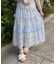 総レースティアードフリルスカート