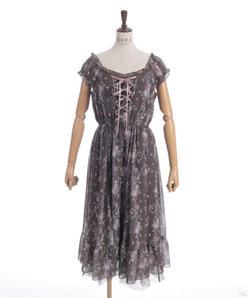 パピヨンローズ柄編上ＯＰ