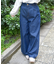 バックリボンワイドデニムパンツ