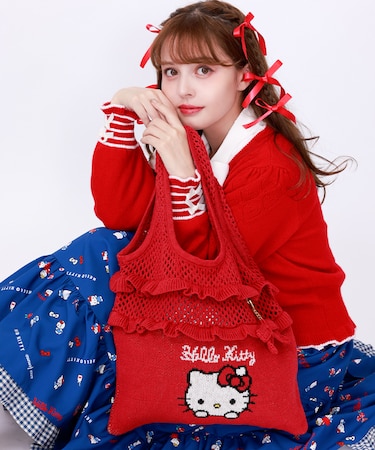 ハローキティニットバッグ