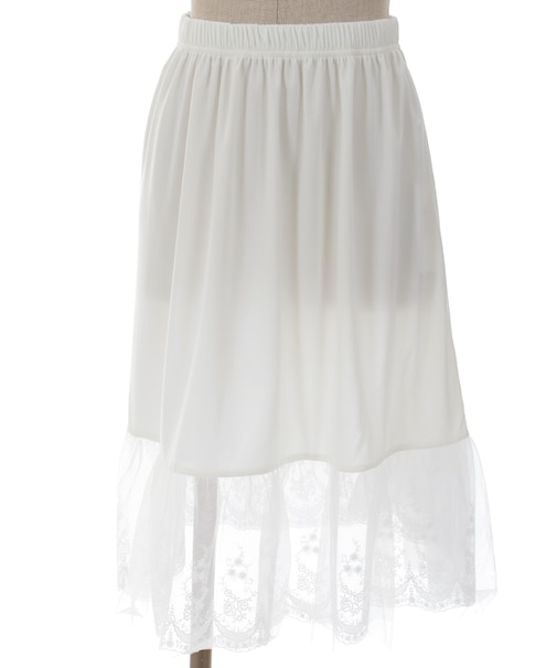 選べる着丈チュールレースペチ