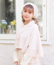 レースフリルケープジャケット