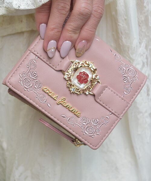 薔薇封入モチーフミニ財布｜アクシーズファムの通販｜&mall（アンド