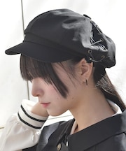 サイド編み上げキャスケット