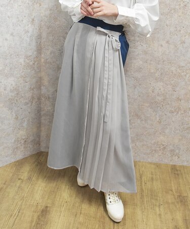 異素材ドッキングラップパンツ