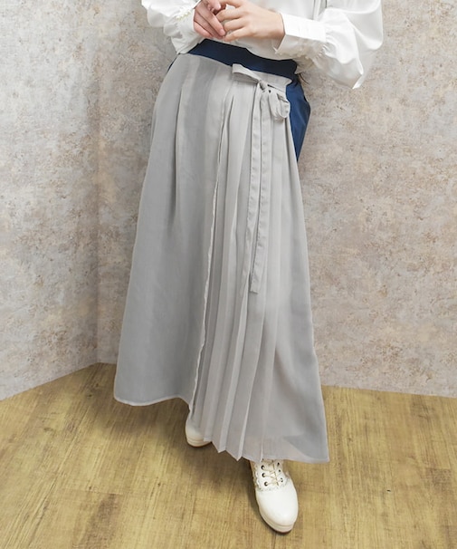 異素材ドッキングラップパンツ