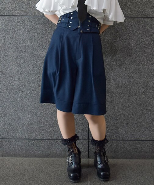 コルセットデザインハーフパンツ