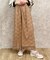 チュールプリーツフレアパンツ