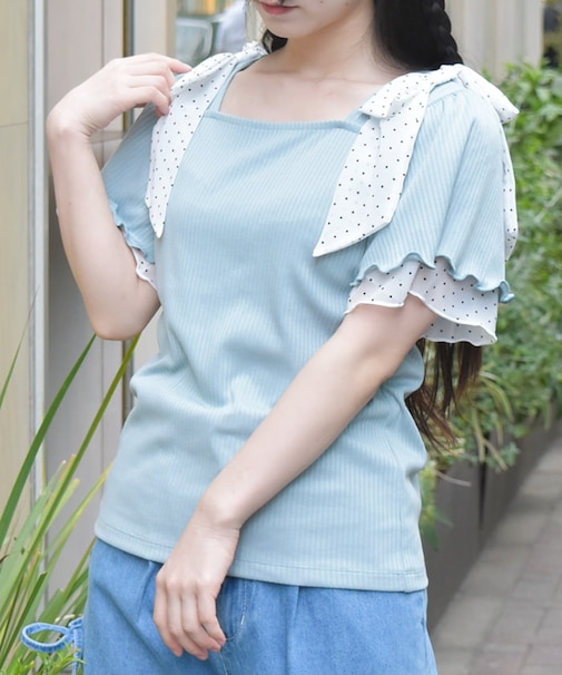 ビッグリボンプルオーバー