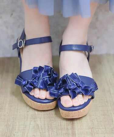 リボン×リボンサンダル