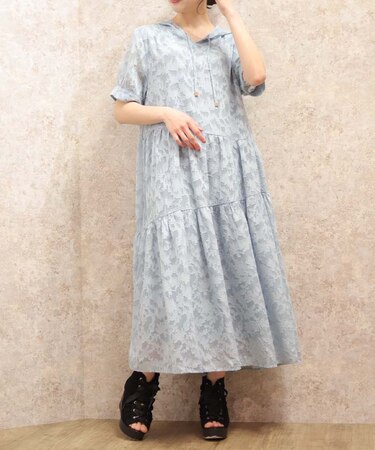 シアージャカードパーカーワンピース