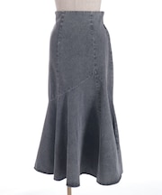 デニムマーメードスカート