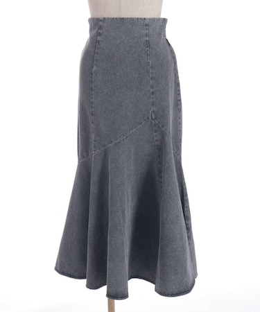 デニムマーメードスカート