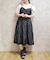 ビッグリボンティアードワンピース