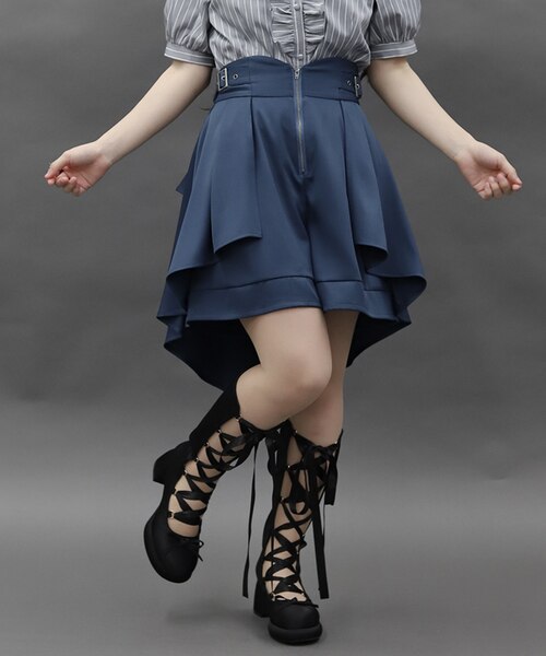 POETIQUE バッスルデザインショートパンツ バッスルデザインショートパンツ｜アクシーズファムの通販｜&mall