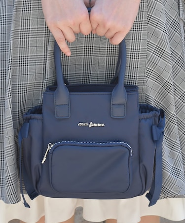 リボン撥水ナイロンポシェット