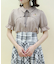 ビスケット刺繍レイヤードブラウス
