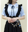 ビスケット刺繍レイヤードブラウス