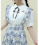 ビスケット刺繍レイヤードブラウス