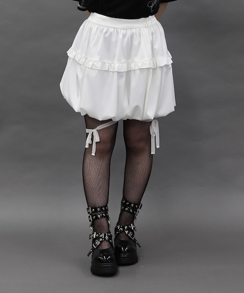 バルーンミニスカート　ジーナシス mystic スカート レースバルーンミニスカート : ZOZOTOWN Yahoo