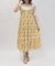 花柄ティアードキャミワンピース