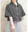 裾ドロストジップブルゾン