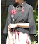 彼岸花刺繍ショートシャツ
