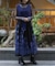 彼岸花柄プリーツジャンスカ