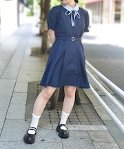 プレッピーライクミニワンピース