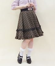 レースフリルサーキュラースカート